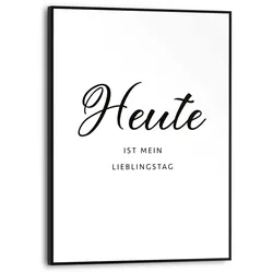 Bild HEUTE (BHT 30x40x1,60 cm) - bunt - BHT 30x40x1,60 cm