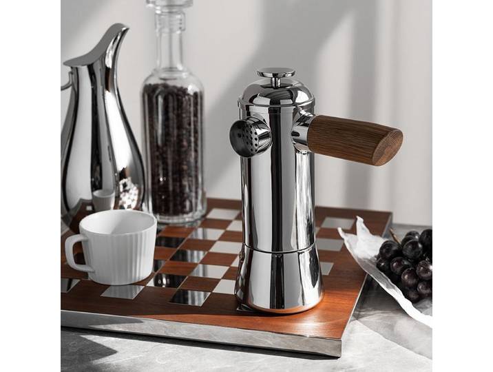 Pot à moka européen en acier inoxydable, 1 pièce, Pot à expresso léger de luxe, appareils Premium, décorations, articles ménagers