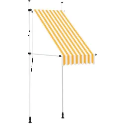 vidaXL, Markise, Gaxonas (weisser Rahmen) (1 m)