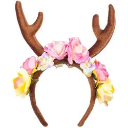 Haarreif "Reh" mit Blumen