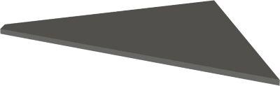 Verkettungsplatte Toledo, für Schreibtische, 90°-Winkel, B 850 x T 850 mm, anthrazit