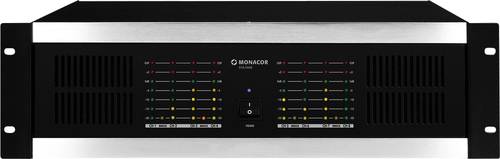 Monacor STA-1508 PA Verstärker RMS Leistung je Kanal an 4 Ohm: 160W