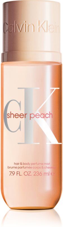 Calvin Klein CK Sheer Peach Brume Parfumée Corps et Cheveux mixte 236 ml