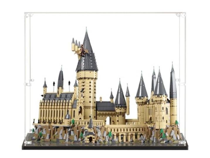 Caikbms Acryl Modellbox Kompatibel Mit Lego 71043 Castle, Staubdichte Acryl Vitrine, Acryl Schaukasten (Kein Modell) A,3mm