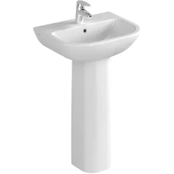 VitrA Waschtisch VitrA S20 500 x 420 mm, 1 Hahnloch mittig weiss, 5501L003-0001 5501L003-0001