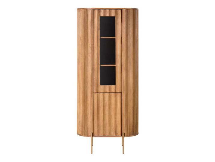 Vitrine Mango 80x45x180 natur lackiert BARCELONA #544