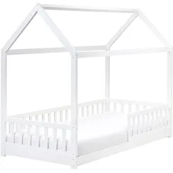 KINDERBETT 90x200 cm Weiß Cossaye