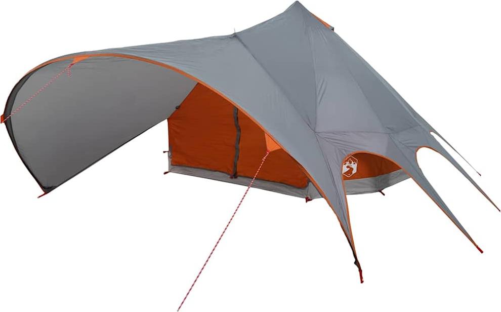 Teepee Zelt für 7 Personen 7 Personen Grau und Orange