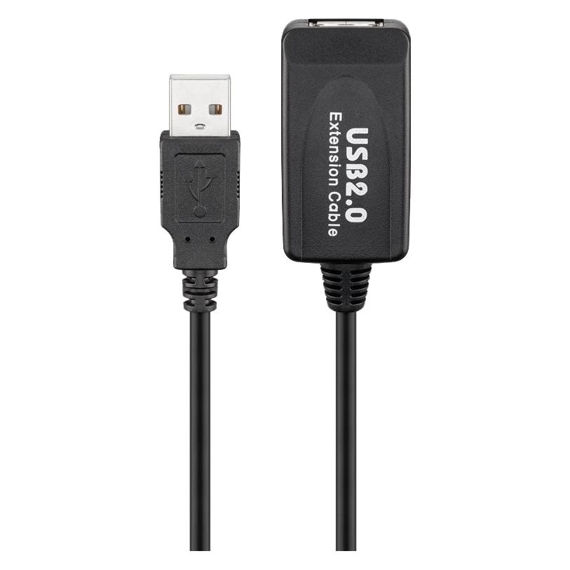 Goobay Aktives Verlängerungskabel (10 m, USB 2.0) (95119)
