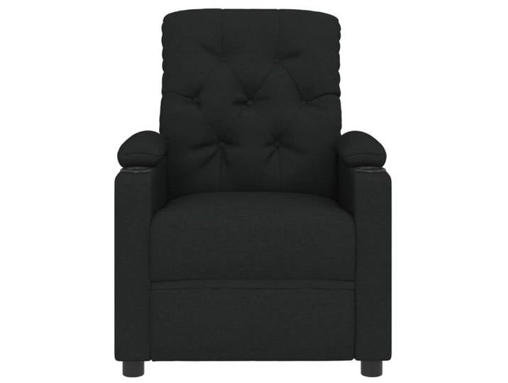 TOP 2026  Fauteuil relax - Chaise inclinable électrique - 1 PERSONNE - Noir Tissu - 78.5x93x96.5 cm FF2446