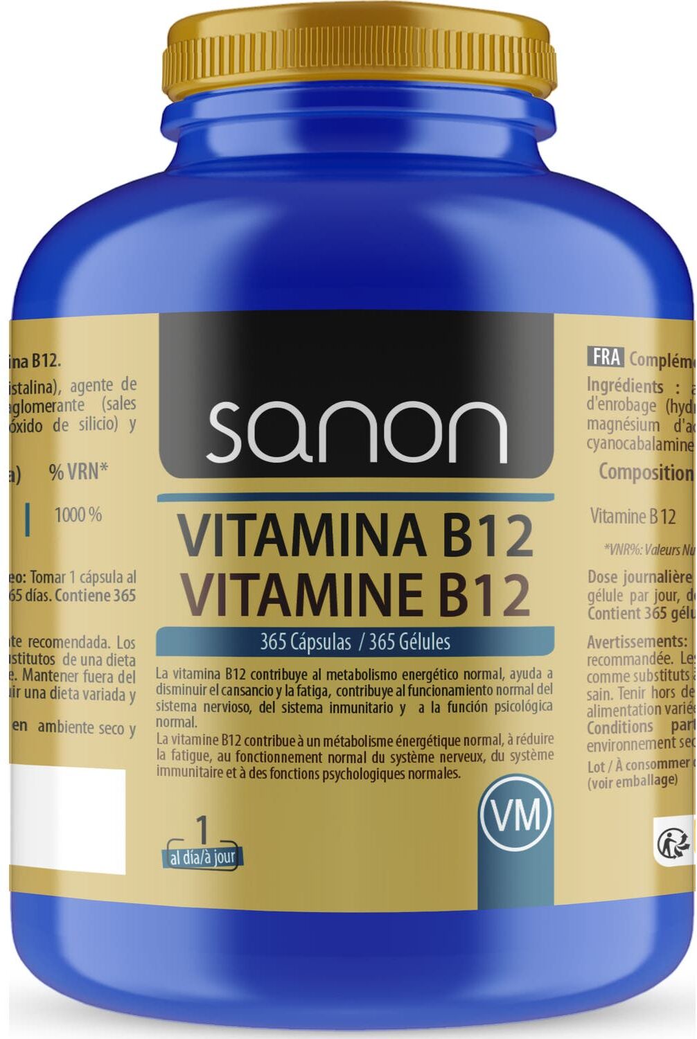 Sanon Vitamina B12 365caps