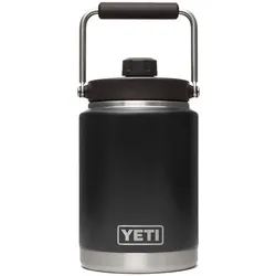 YETI Rambler 1⁄2 Gallon Jug, Black, 1,9 Liter