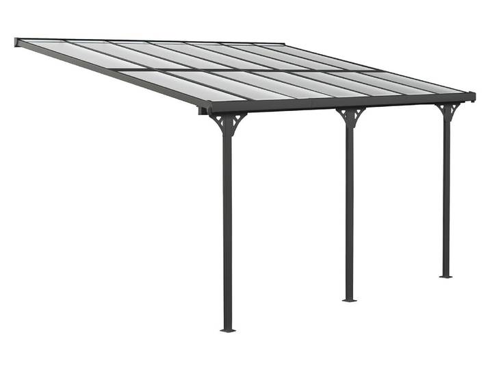 Westmann Alu Terrassenüberdachung Bruce 435 Schwarz 300x435x270 cm