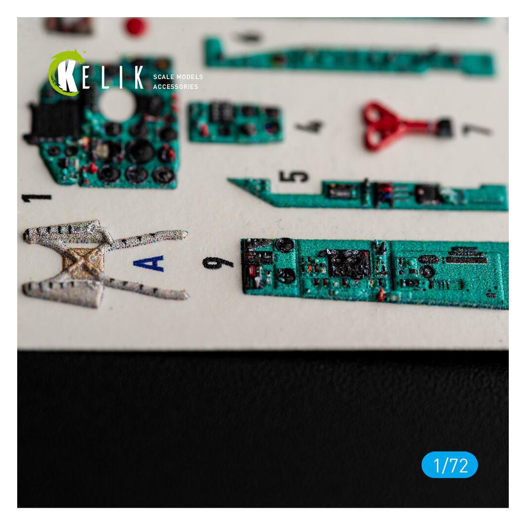 Kelik MiG-21 bis - interior 3D decals for Eduard (K72264)