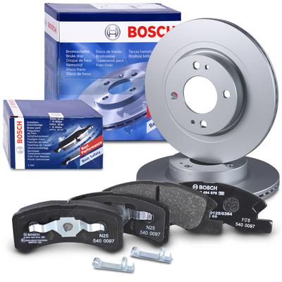 Bosch Bremsscheiben +Bremsbeläge vorne [Hersteller-Nr. 41272173] für Mitsubishi