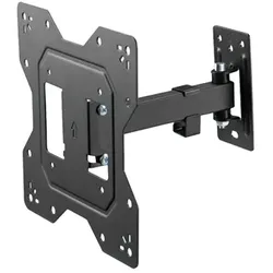Wandhalterung für 1 Monitor, VESA 100x100 / 200x200, bis 30 kg, schwarz