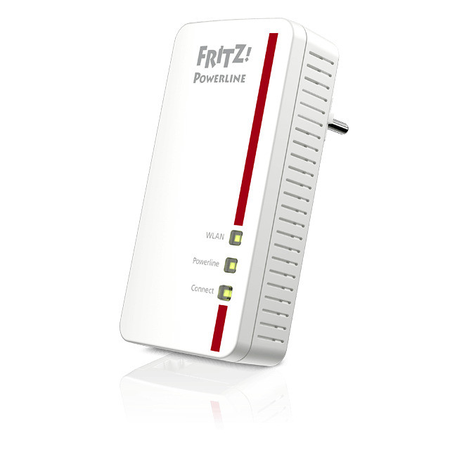 Fritz! Powerline 1260E Single Dual-Band WiFi 5 Ethernet/LAN Wit