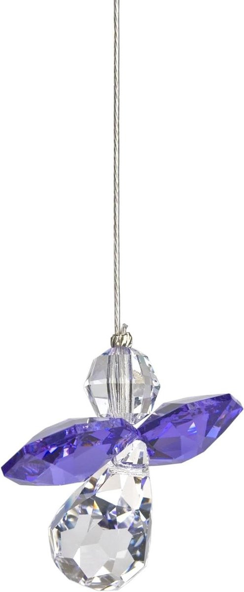 Beschermengel Kristal Amethist Figuur Paars voor Huisdecoratie