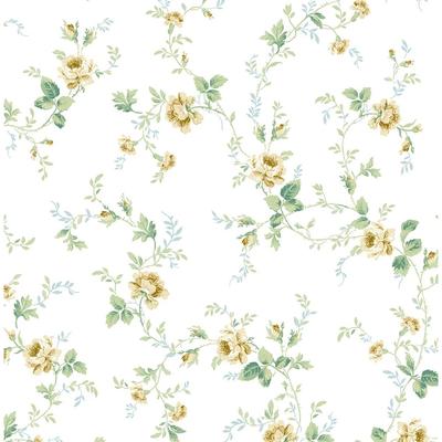 NextWall Blossom Floral Trail Peel and Stick Wallpaper
