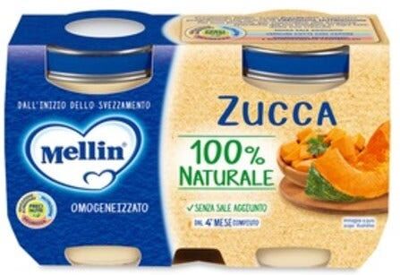 Mellin OMOGENEIZZATO Zucca 2X125G