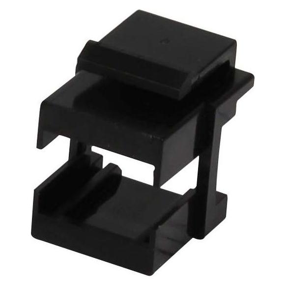 Synergy 21 Keystone Modul Aufnahme für LWL-Kupplungen LC schwarz (Keystone Modulhalter) (S215479)