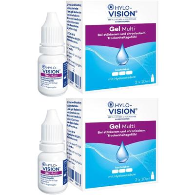 Hylo-Vision Gel multi Augentropfen 2x 2x2x10 ml