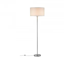 PAULMANN Tessa Stehleuchte max.1x60W E27 Creme Eisen gebürstet 230V Metall/Stoff