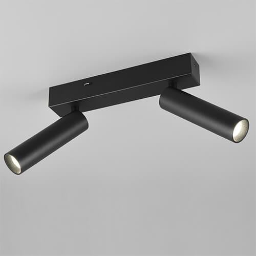 Trio Ambala Slanke Plafondspot 2x Led - Zwart