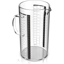 Arendo Messbecher, Messbecher, Transparent