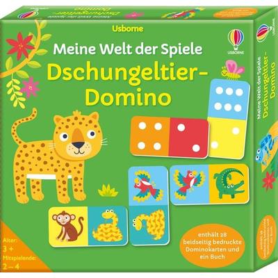 Meine Welt der Spiele: Dschungeltier-Domino, Nonbook von , Usborne, 978-1-03-570355-5