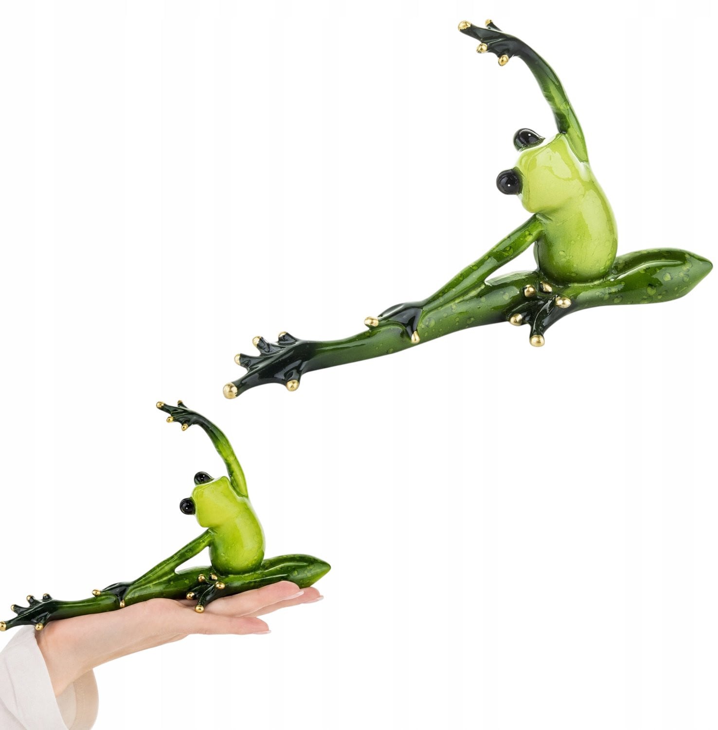 Grappige Yoga Kikker Figuur voor Decoratie en als Cadeau