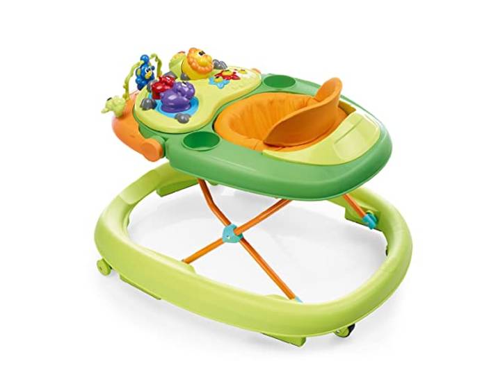 Chicco Laufgerät Walky Talky mit Elektronischem 3D-Spielcenter Dschungel, Green Wave
