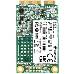 Transcend SSD MSA220S mSATA 3D NAND, SATA3 (64 GB, mSATA), SSD