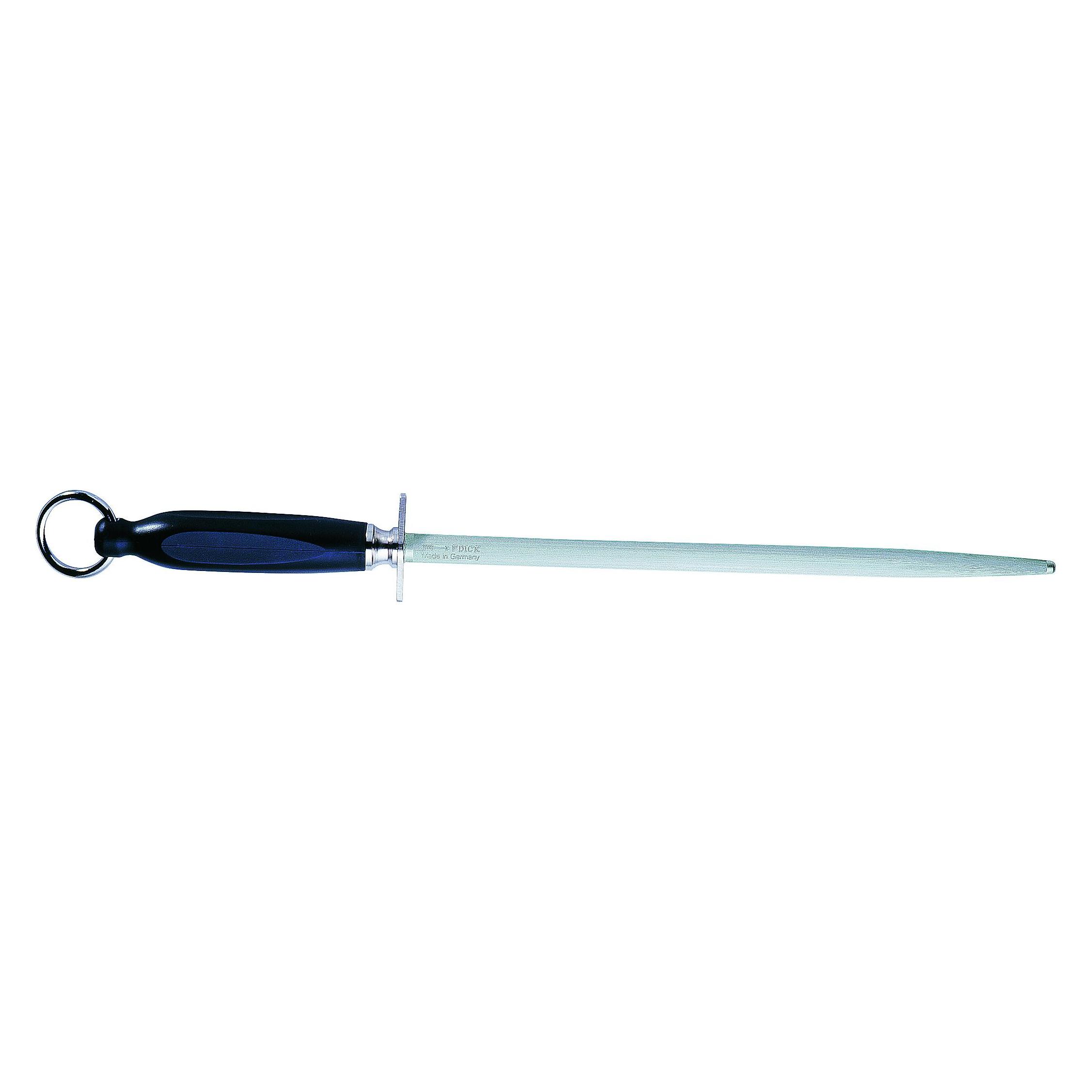 F. Dick Kochwetzstahl 35 cm Griff ergonomisch Wetzstahl Härte über 65° HRC (35 cm rund)