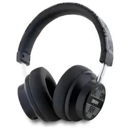 DKNY Checkered Pattern - kabellose Over-Ear- Kopfhörer Bluetooth V5.3 (schwarz)