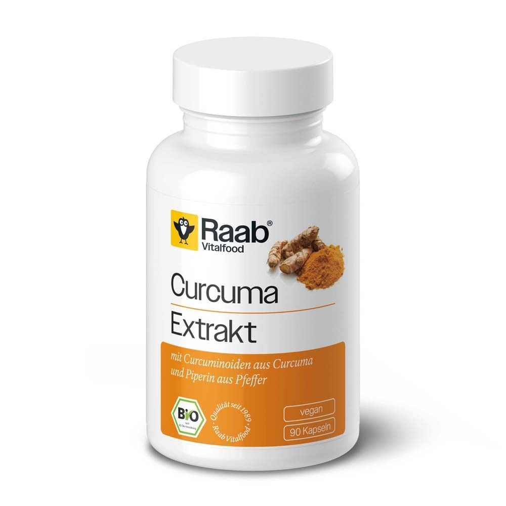 Raab Vitalfood Curcuma Extrakt Bio Kapseln 90 St