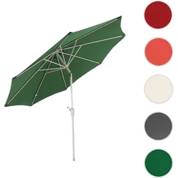 Sonnenschirm N19, Gartenschirm, Ø 3m neigbar Polyester/Alu 5kg ~ grün