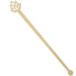 MONOUSO - Bambus Lotusblüte Getränkrührer 14cm (50 Stück)
