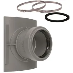 airfit Sattel-Abzweig DN 160x50incl. 2 Befestigungsschellen, W2
