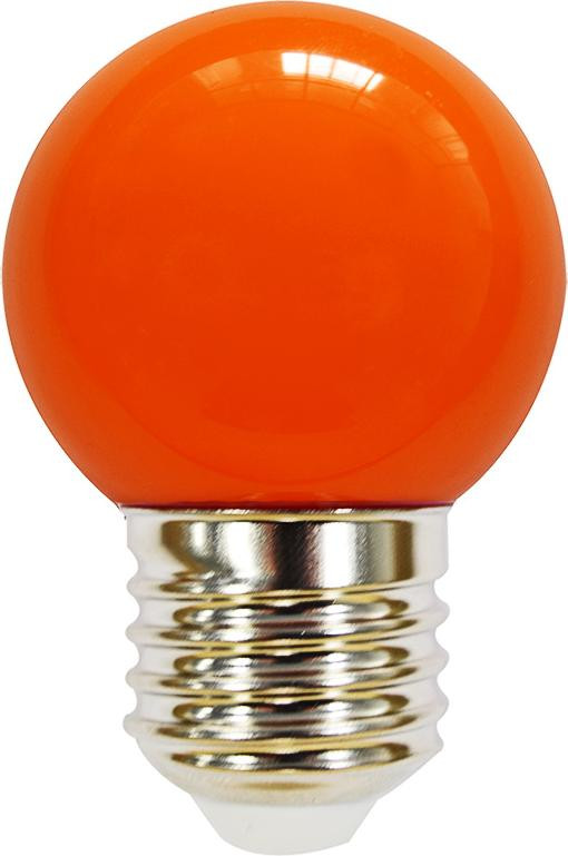 NCC-Licht LED-lamp druppelvorm bolvorm 2W E27-fitting 360 graden Oranje