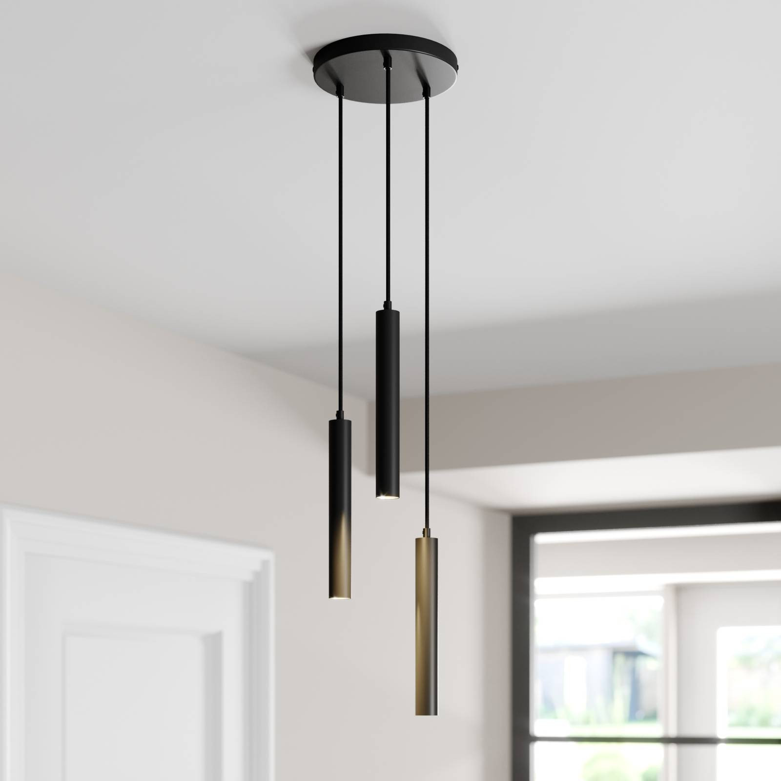 Arcchio Franka Cluster Hanglamp Black - Modern Metaal - Zwart