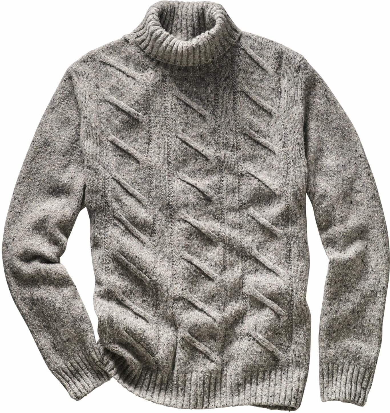 Mey & Edlich Fischerseil-Pullover Grau 58