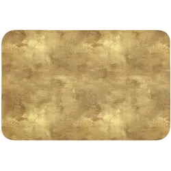 BADEMATTE Industriell - Textur - Gold Rutschfest 60x40 cm