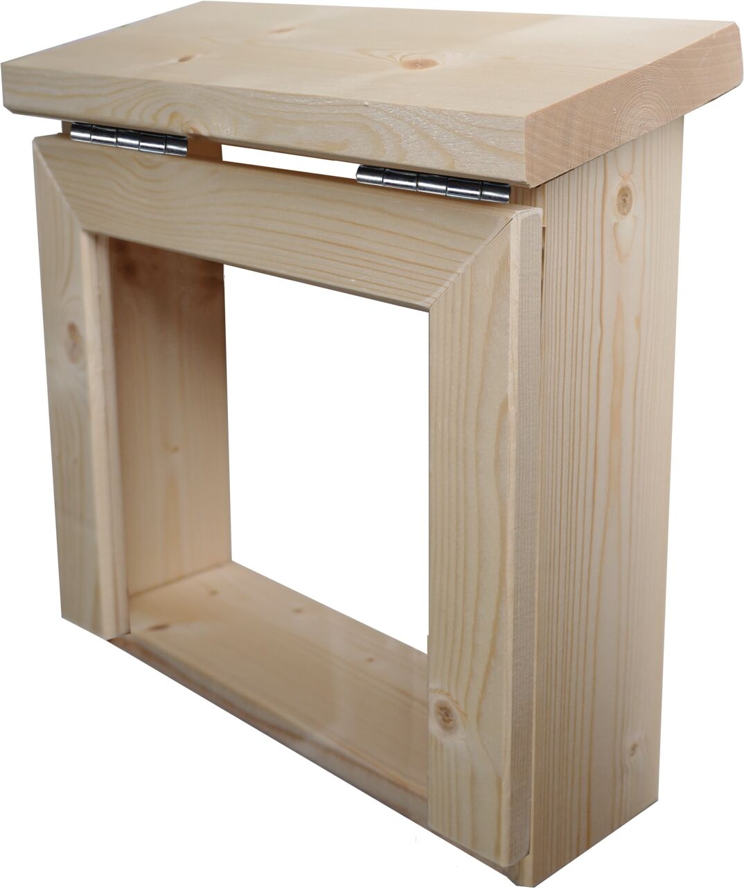 Saunasteuergerät-Schutzkasten KARIBU "Steuergerätverkleidung für Außenbereich", beige (naturbelassen), B:34cm H:31,8cm T:15,7cm, Massivholz, Schutzboxen, zum Schutz vor der Witterung
