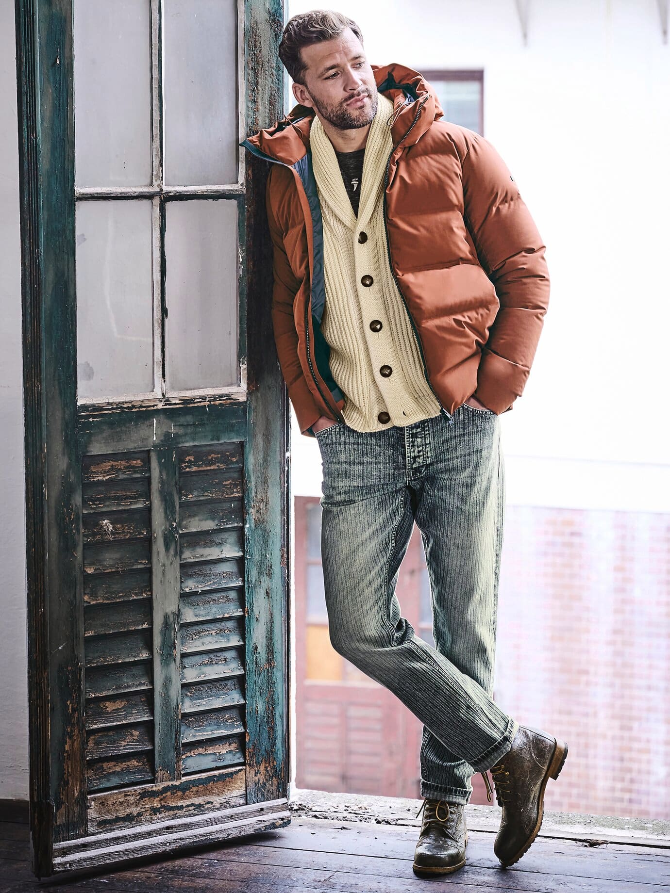 Scandinavian Edition Winterjacke Torrent Rot L