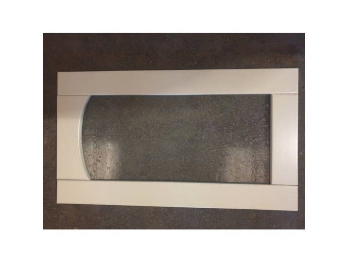 Porte de cuisine Nature Blanche H35xL80 cm Vitrée