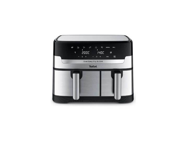 Tefal Dual Easy Fry & Grill EY905D10 - double hot air fryer - stainless steel