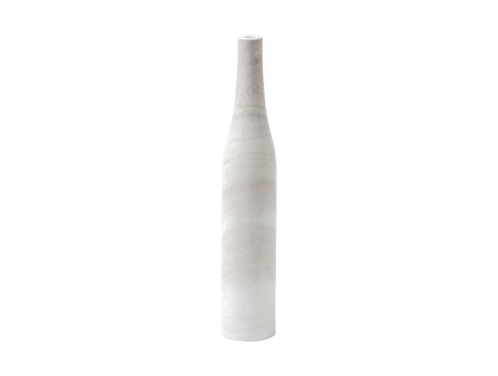 Massiver, grosser Design Kerzenständer „Herritage Bottle“ aus Marmor Weiss Pols Potten