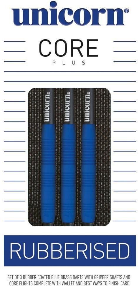 Dartpfeil UNICORN "Core Plus Win", blau, Pfeile, 1 Stk., Stahl, Dartpfeil blau 1 Stk.