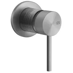 Gessi316 Trame Fertigmontageset, für Unterputz-Einhebelmischer für den Waschtisch, Abgang oben, 54319239, Farbe: Edelstahl matt gebürstet